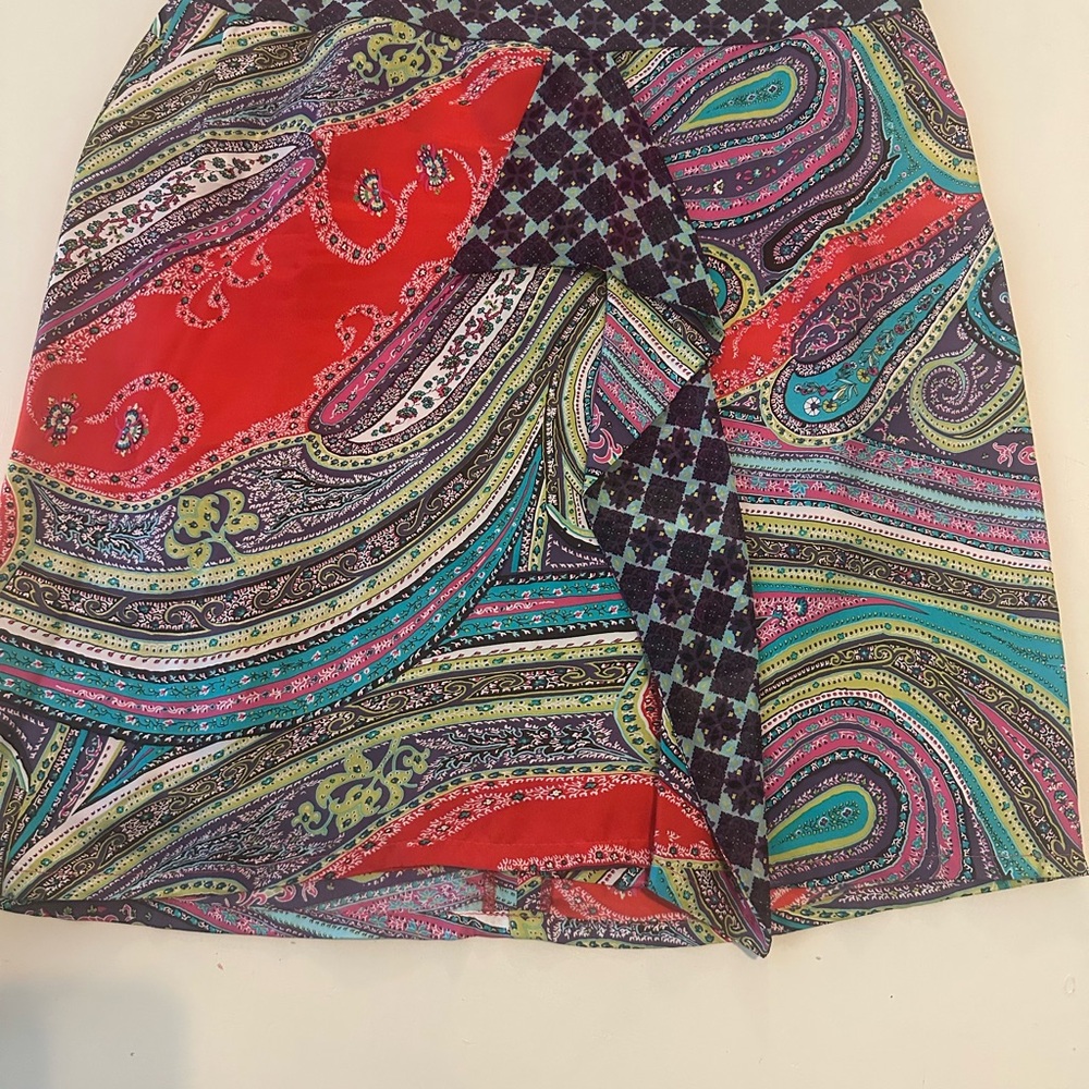 Etcetera Multicolor Silk Skirt